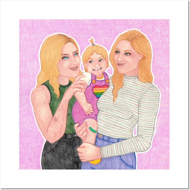 Avalance with bebe Wall Art by evthewitch